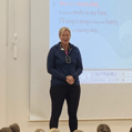 Former RAF jet pilot Mandy Hickson opens multi-purpose track at Medstead Primary School