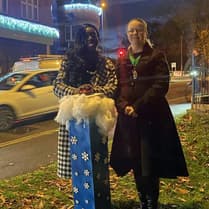 Sparkly stag joins new Christmas lights in Whitehill & Bordon