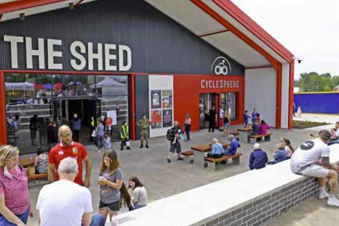 One man no longer wants a pizza the action at Shed