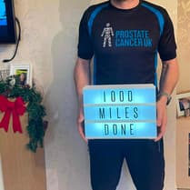 Phillip ran 1,000 miles to fight prostate cancer