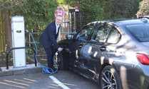 Electric vehicle charging points at Squire's