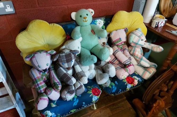 Tracey’s specially made PenDoycae bears