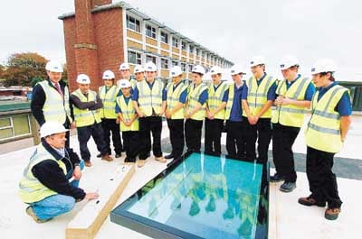 Greenhill pupils get a sneak preview of their new school block | tenby ...