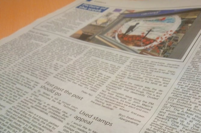 Beacon readers' letters page.