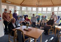Ridge House residents in Morchard Bishop received visit from local MP