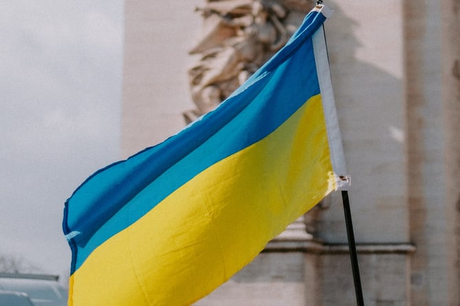 Flag of Ukraine.