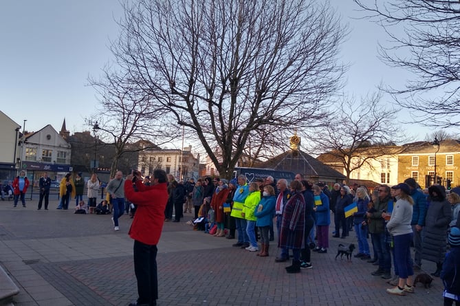 A vigil held in Kingsbridge