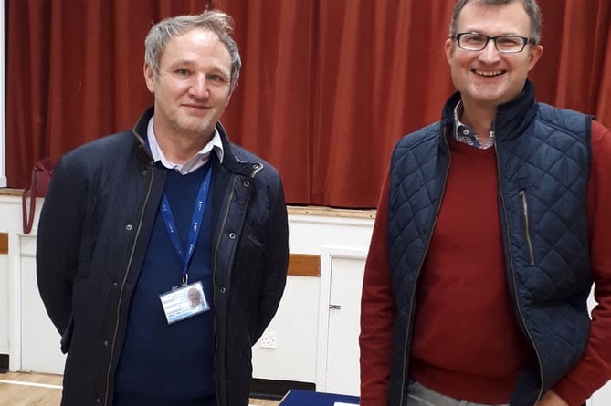 NAAG chairman, James Gibbs, right with Marcus Anning of the Highways Agency.