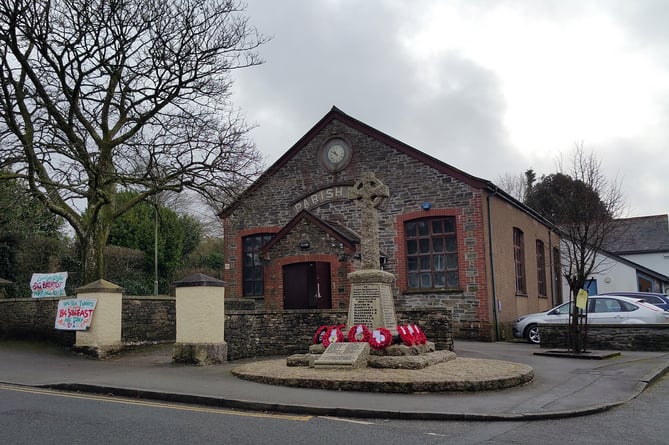 Bere Alston Parish Hall where the training will take place