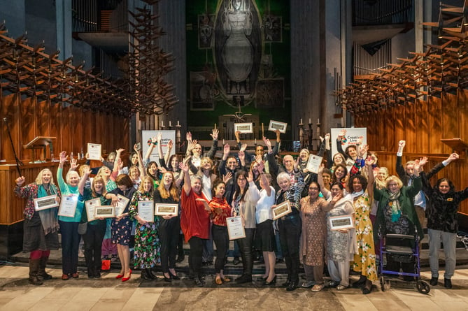 Celf-Able received their Creative Lives Peer Award for Excellence at the 2021 Creative Lives Awards ceremony in Coventry Cathedral, on Tuesday, 1 March, as part of the UK City of Culture celebrations  