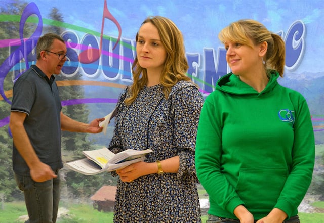 Some of the members of the CODS cast in rehearsal for ‘The Sound of Music’.