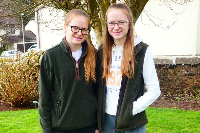 Katie and Grace. Photo: David Nunn