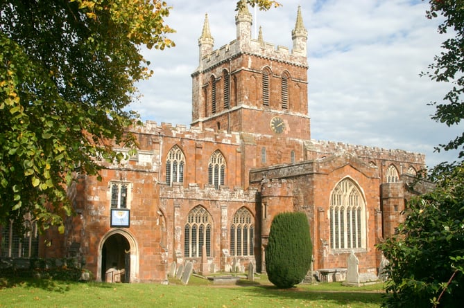 Crediton Parish Church. Should it be used to house refugees from Ukraine? AQ 4413