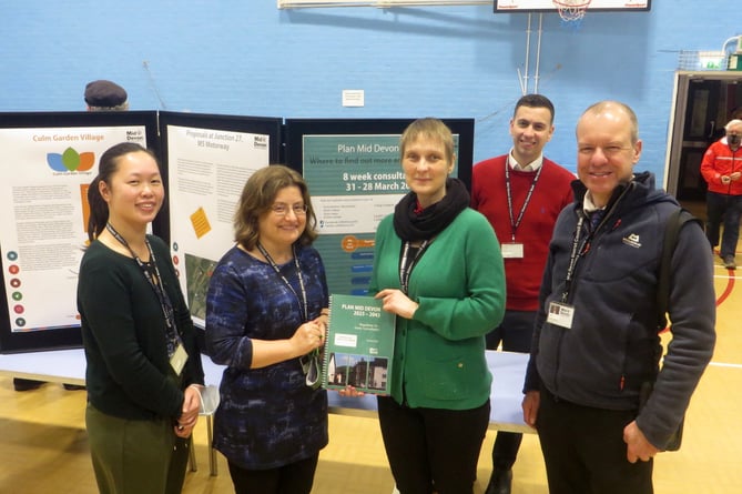 Members of the Forward Planning staff, left to right, Poie-Yee Li, Isabel Cordwell, Mojca Sontak, Arron Beecham and Tristan Peat. SR 1214