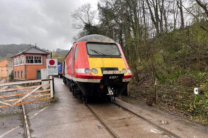 The High Speed Train car in Buckfastleigh