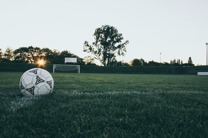 Football stock image.