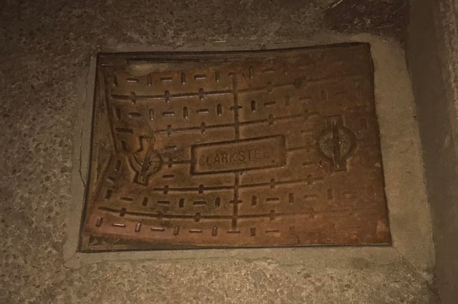A damaged Station Street drain.
