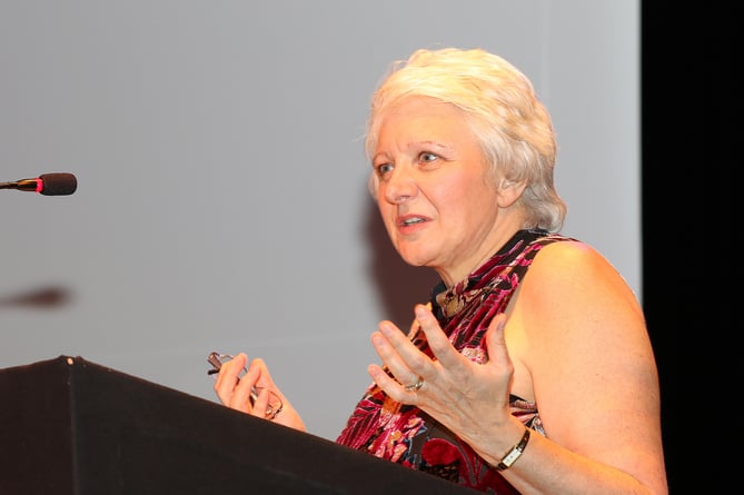 Mid Wales Tourism Awards 2019.
Pictured is Val Hawkins (Chief Executive MWT Cymru)
Picture by Phil Blagg.
PB517-2019-3