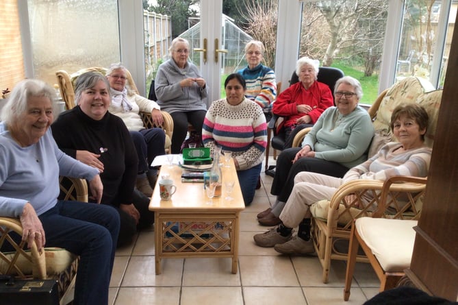 Knit and Natter Group, Manorbier, Pembrokeshire