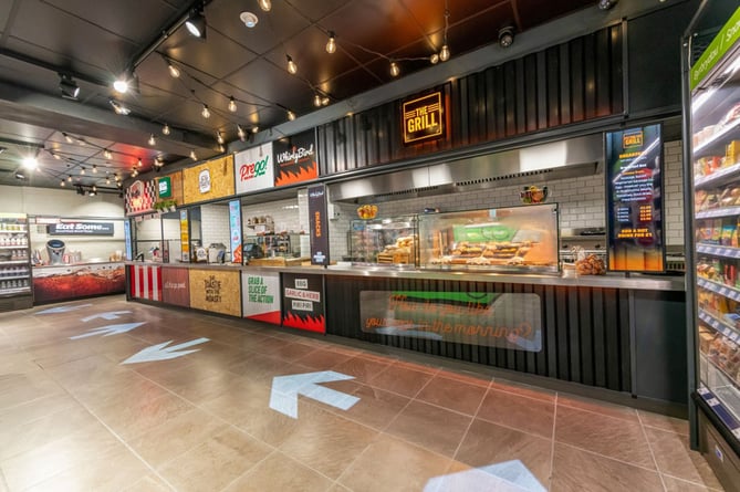 SPAR in Aberystwyth has new snack counters that  are inspired by street-food vendors