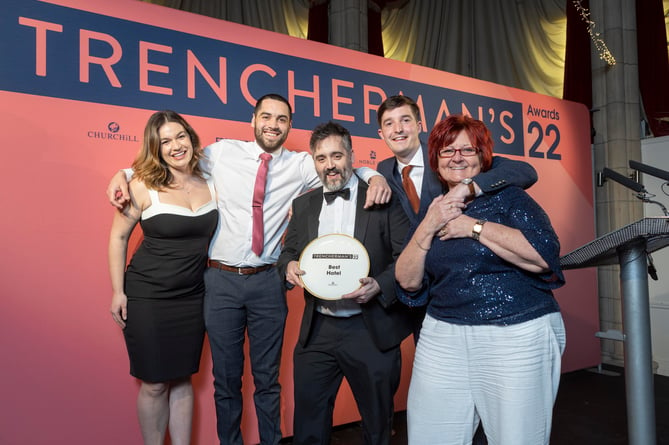 Trenchermanâs Awards â22 at The Alverton Hotel, Truro - winners & Chefs