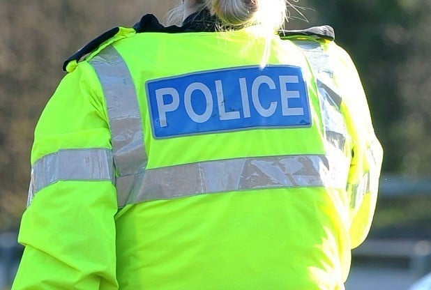 11/01/2014 - Pic by Lucy Blake
Police at the scene of a fatal accident on Plymouth Road, Plympton.