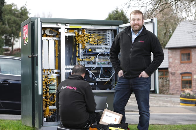 Ross-on-Wye Cabinet Going Live Local PR.