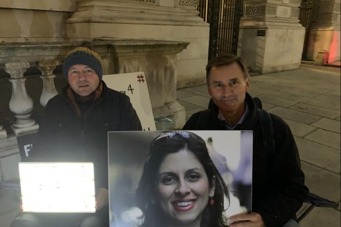 MP Jeremy Hunt supports Richard Ratcliffe on his 2021 hunger strike