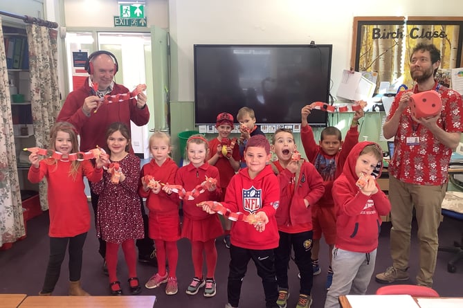 Children had great fun taking part in Red Nose events and activities and wearing red.