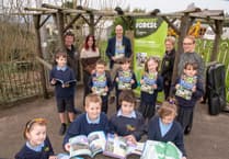 Pupils help launch new book about Forest wildlife