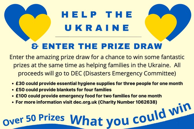 TWO RAFFLES and a silent auction launched by a teacher at St Edmund’s School in Hindhead in aid of the Disasters Emergency Committee (DEC) Ukraine appeal have become an overnight sensation – raising more than £2,500 within days of their launch and attracting donations from across the UK.
Jen Darrington, the LAMDA co-ordinator and form 3-5 drama teacher at St Edmund’s, enlisted the help of friends and local businesses to raise as much as they could to help those desperately in need in Ukraine. And she says she has been “overwhelmed by the generosity of time, items, expertise and above all, the human spirit”.