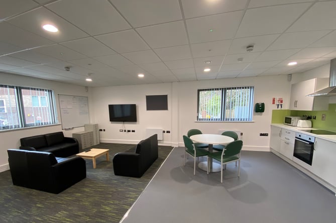 New crew room at the Aberaeron ambulance station