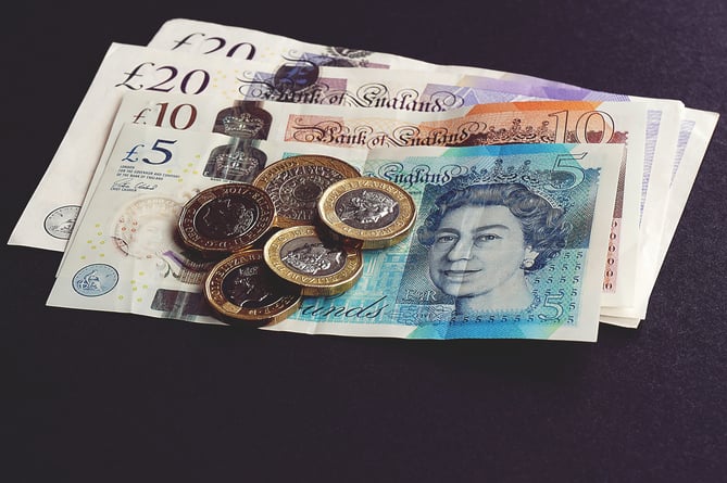 A pile of money.