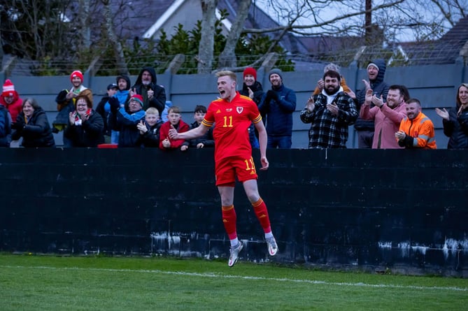International Challenge Match Wales C vs England C at The Oval, Caernarfon. 30 March 2022 Score 4-0
© Colin Ewart/pitchsideimages 2022