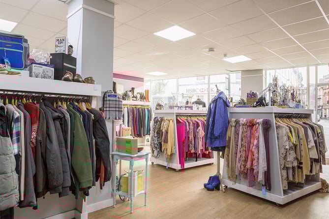 Re-opening of Newton Abbot’s Rowcroft Hospice charity shop