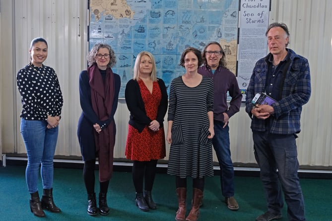 Sea of Stories unveiling at Pembroke Dock ferry terminal