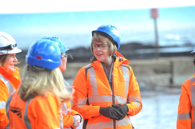 Rail Minister Wendy Morton
Dawlish Sea Wall