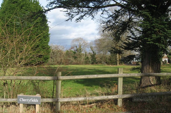 The proposed new site of Rowledge Village Hall, off Fullers Road