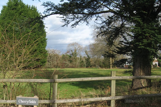 The proposed new location of Rowledge Village Hall, off Fullers Road