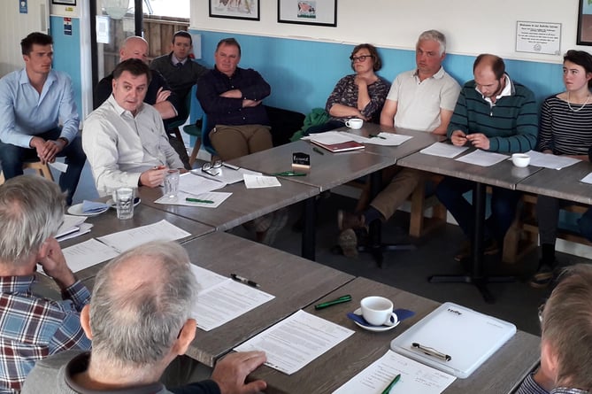 MP Mel Stride sat down with farmers from across his huge rural constituency to discuss issues facing the industry.
Picture: Mel Stride