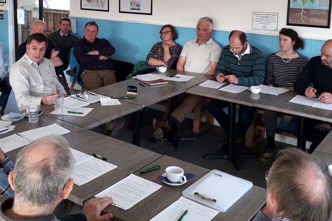 MP Mel Stride sat down with farmers from across his huge rural constituency to discuss issues facing the industry. 
Picture: Mel Stride