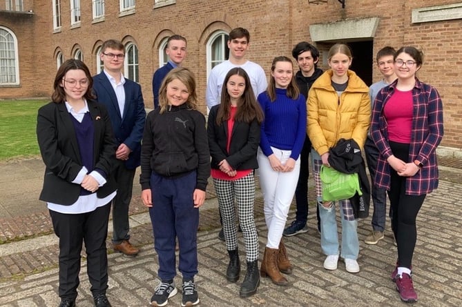Devon's new MYPs and their deputies (Image: UK Youth Parliament Devon