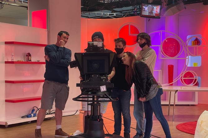 Creative Media Students at Tinopolis