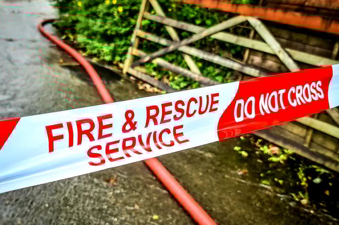 Fire scene