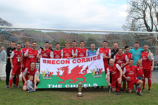 Brecon Corries v Tywyn Bryncrug, Emrys Morgan Cup final, 16 April 2022