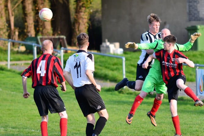 Bow Street Reserves 2 Berriew Reserves 0, FAW reserves Central League, 16 April 2022