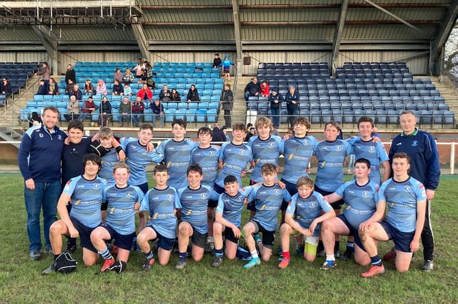 The Aberystwyth Under-13s team