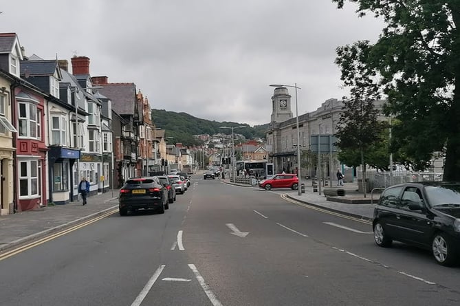 Aberystwyth town centre