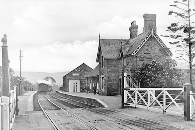 Carno station closed following the report by Lord Beeching into the future of railways across Britain