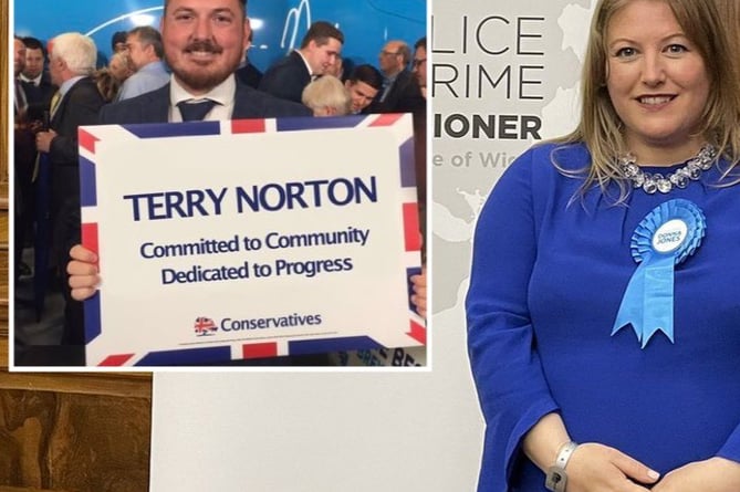 Hampshire police and crime commissioner, Donna Jones, has put forward Cllr Terry Norton (inset) as her proposed deputy